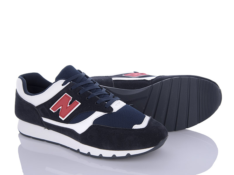 Кроссовки VIOLETA (40-45) 20-977 blue-white (деми)