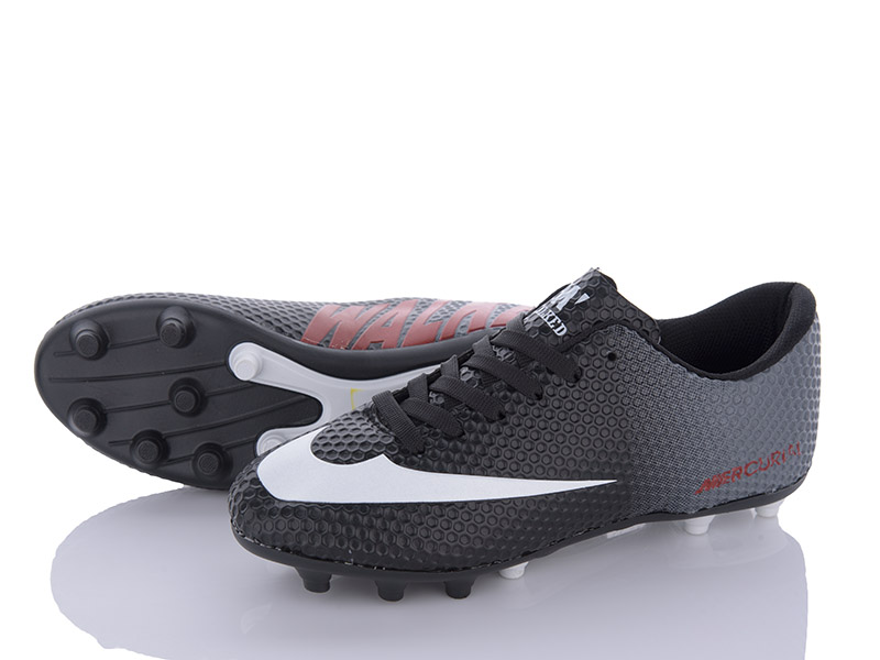 Спорт VS (36-39) Mercurial  08  black Crampon   (36-39) (деми)