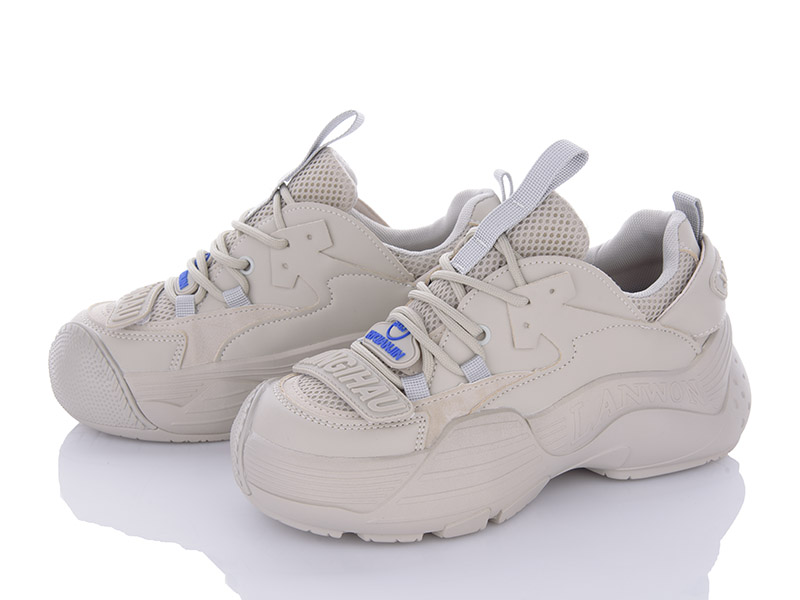 Кроссовки VIOLETA (36-41) 197-10-197-130 grey (деми)