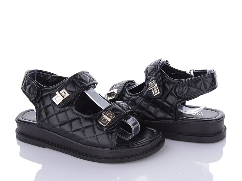 Босоножки VIOLETA (36-41) 197-116 black (лето)