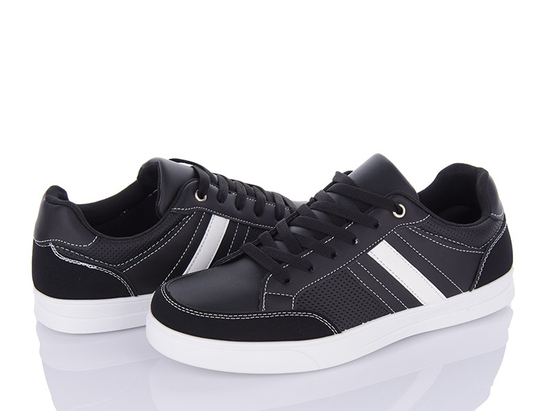 Кроссовки VIOLETA (40-45) 9-778 black (деми)