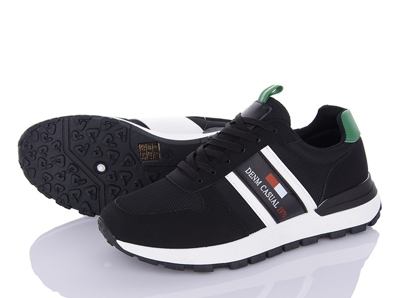 Кроссовки VIOLETA (40-45) 9-779 black (деми)