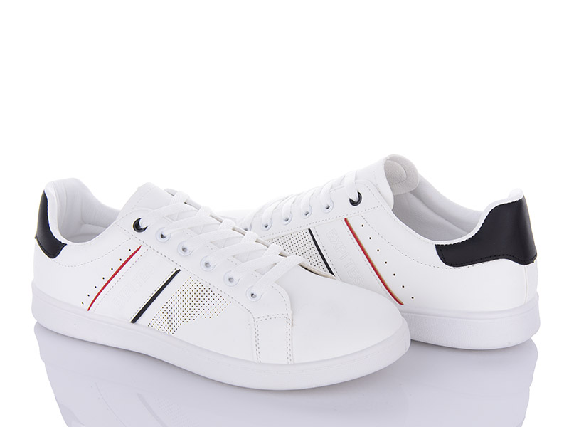 Кроссовки VIOLETA (40-45) 9-781 white-black (деми)