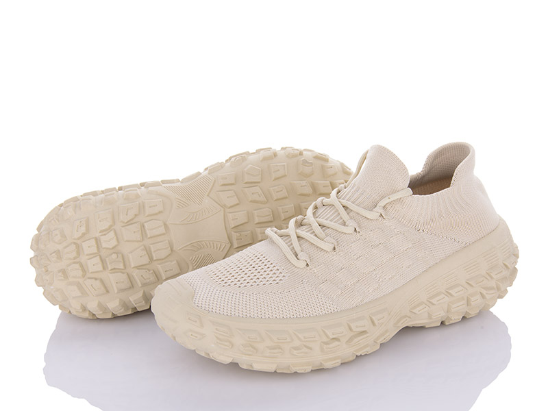 Кроссовки VIOLETA (40-45) 92-32 beige (лето)