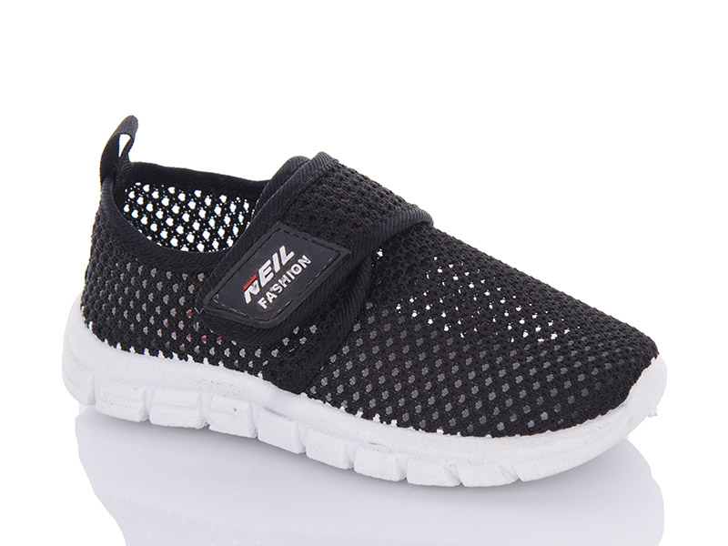Кроссовки Yuemingzu (26-31) B992-1 black (лето)
