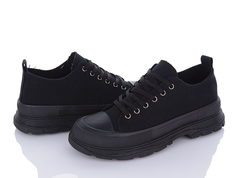 Кроссовки VIOLETA (36-41) 20-868 black (деми)