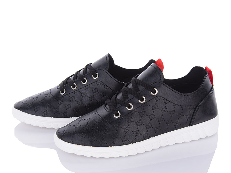 Кроссовки VIOLETA (36-41) 9-765 black (деми)