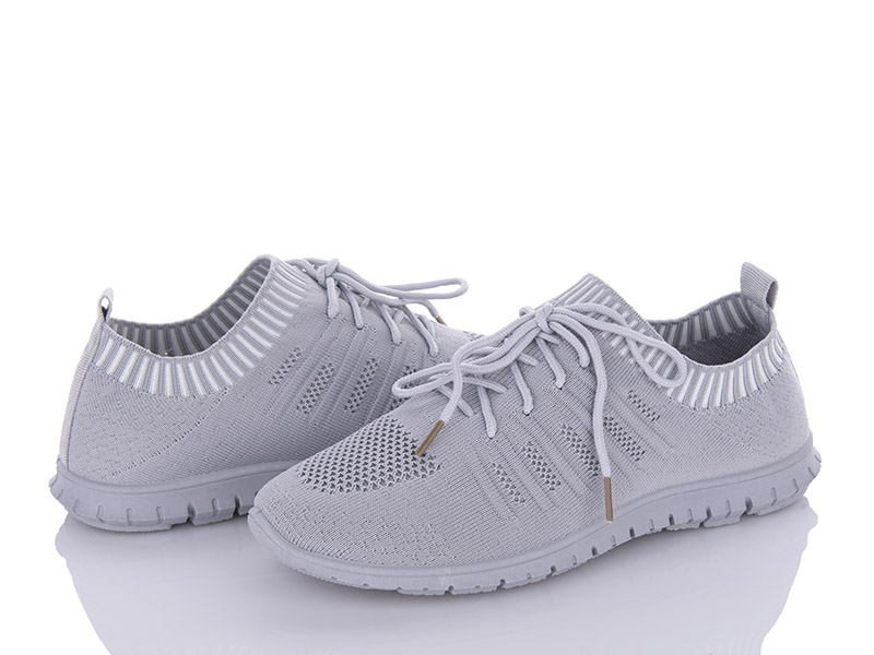 Кроссовки VIOLETA (36-41) 20-650 all grey (лето)