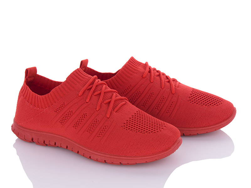 Кроссовки VIOLETA (36-41) 20-650 all red (лето)