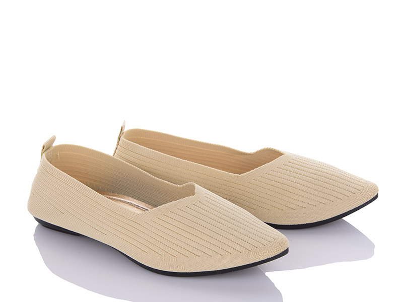 Балетки VIOLETA (36-41) 45-90 beige (лето)
