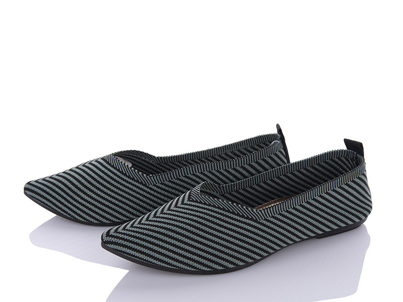 Балетки VIOLETA (36-41) 45-91 blue-black (лето)