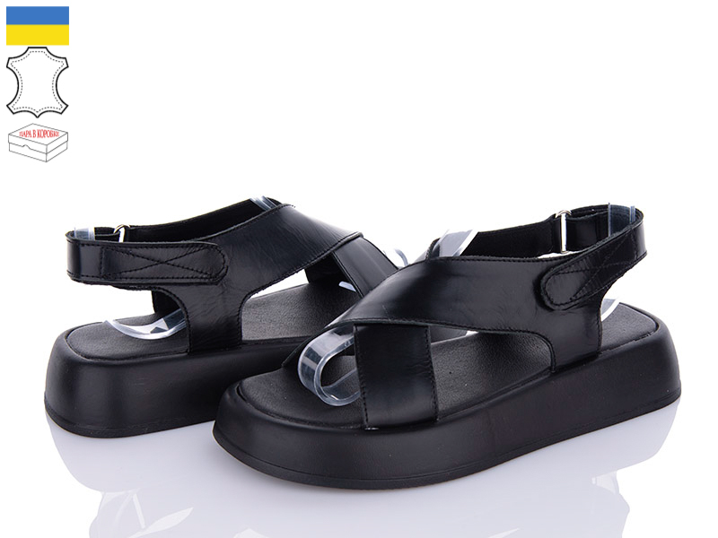 Босоножки Viscala (36-40) 23211 чорний (лето)