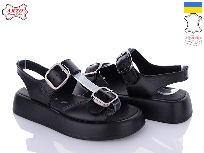 Босоножки Arto (36-40) 234 ч-к (лето)