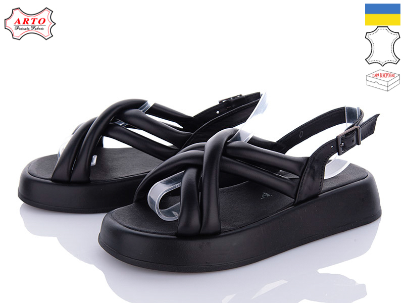 Босоножки Arto (36-40) 0170 ч-к (лето)