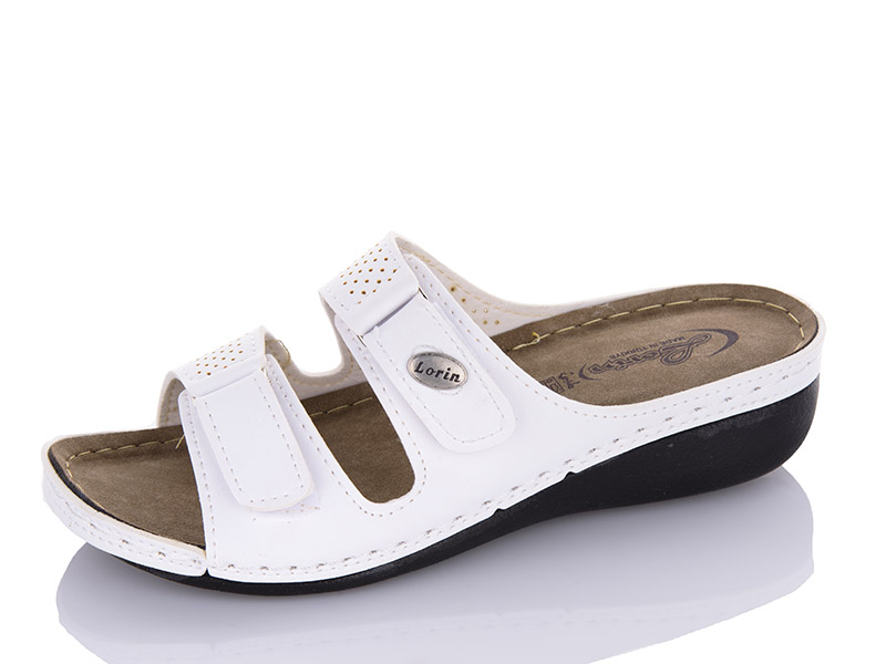 Шлепанцы Sali One (37-41) L1430 білий (лето)