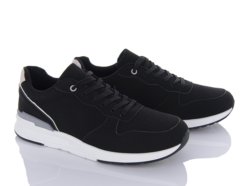 Кроссовки VIOLETA (40-45) 9-785 black (деми)