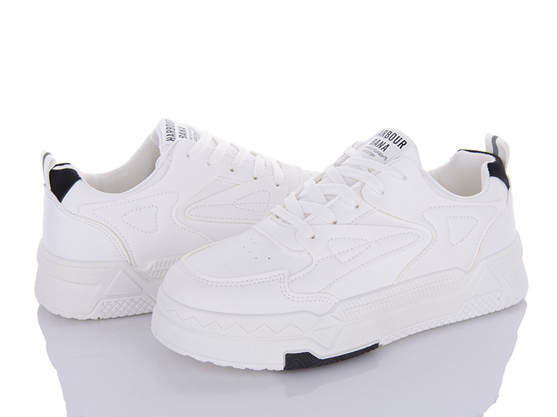 Кроссовки VIOLETA (37-41) 45-96 white-black (деми)