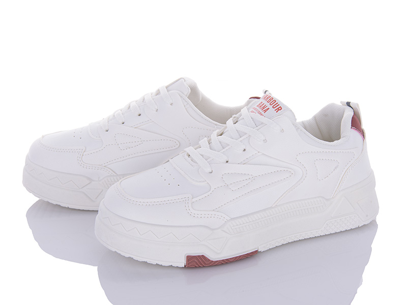 Кроссовки Violeta (37-41) 45-96 white-red (деми)