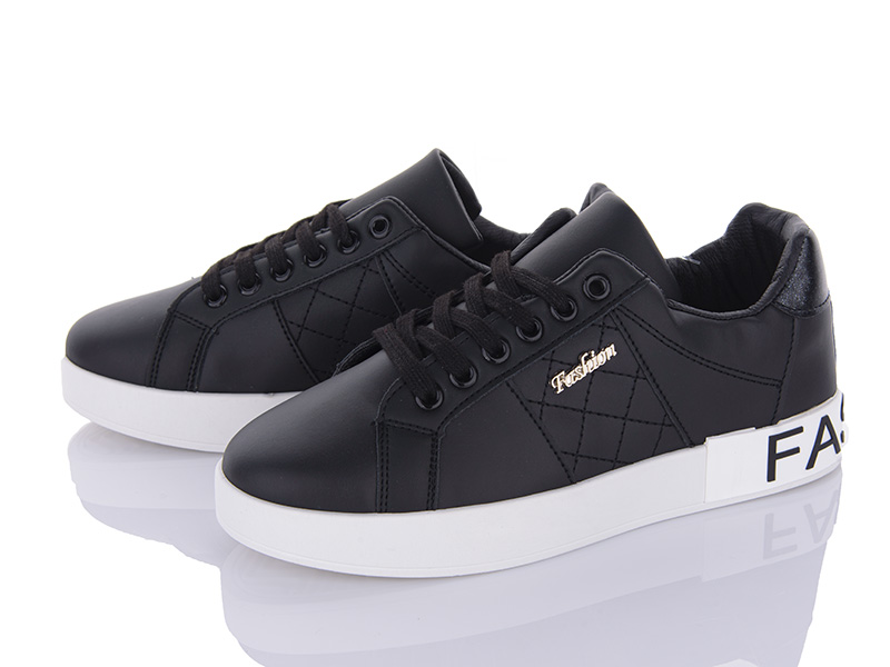 Кроссовки VIOLETA (36-41) 92-33 black (деми)