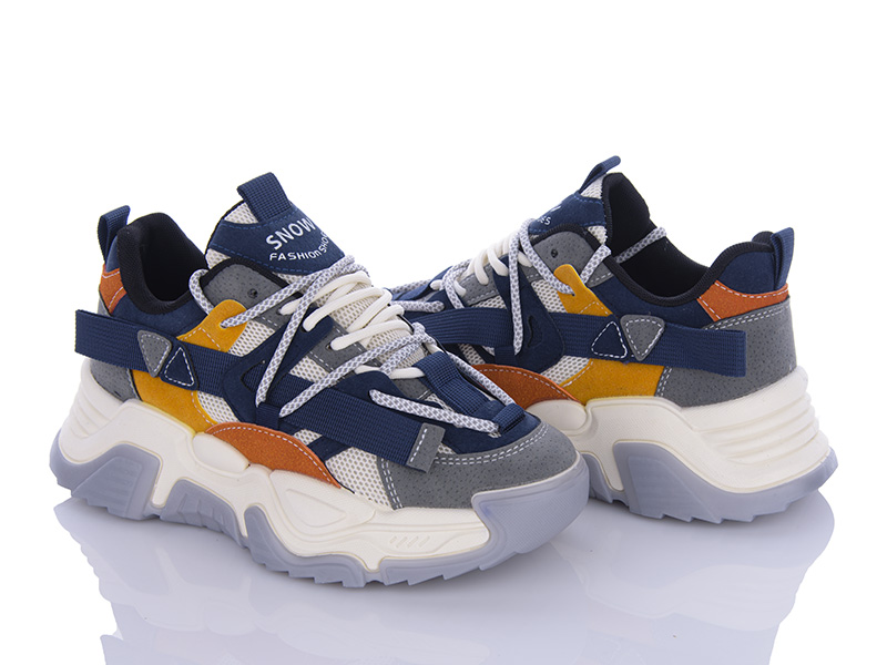 Кроссовки VIOLETA (36-40) 182-12 blue (деми)