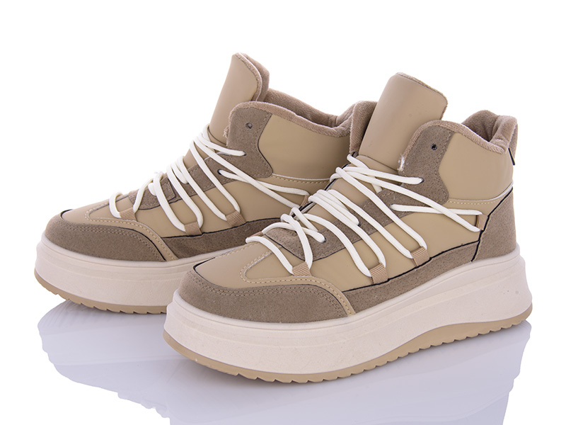 Кроссовки VIOLETA (36-41) 150-3 khaki (деми)