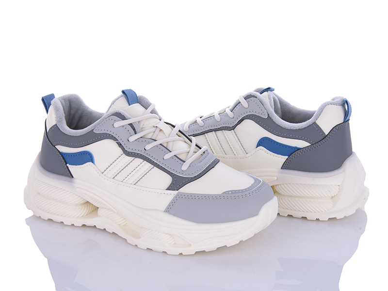 Кроссовки VIOLETA (36-41) 169-24 beige-grey (деми)