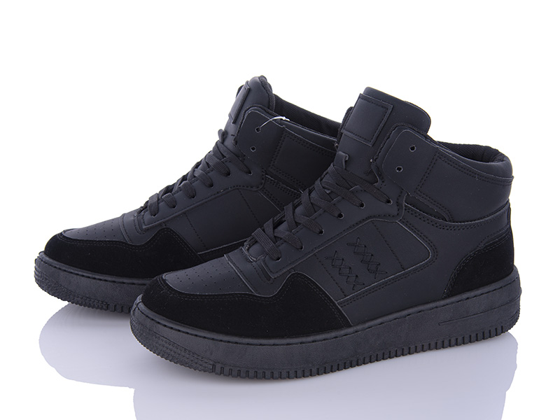 Кроссовки VIOLETA (40-45) 9-787 black (деми)