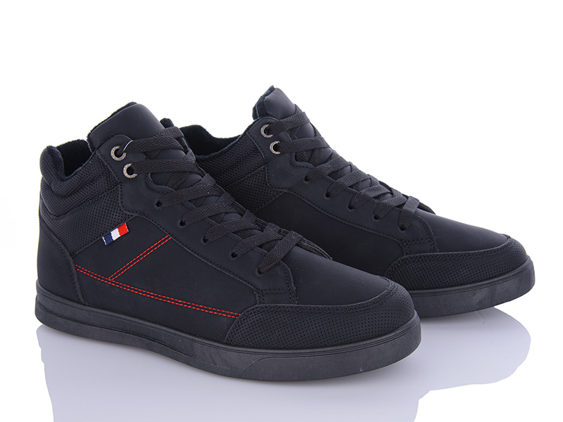 Кроссовки VIOLETA (40-45) 9-788 black (деми)