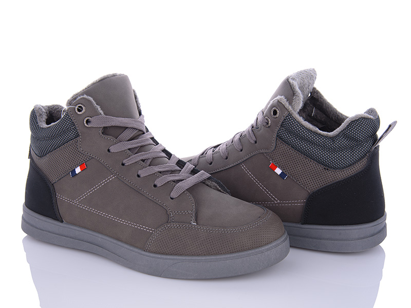 Кроссовки VIOLETA (40-45) 9-788 grey (деми)