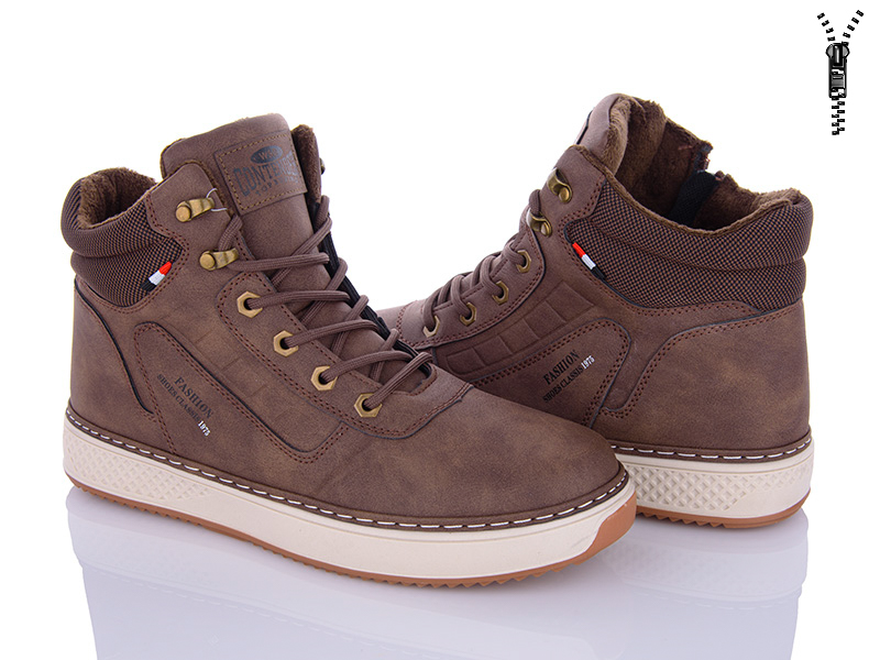 Ботинки VIOLETA (40-45) 9-789 brown (деми)
