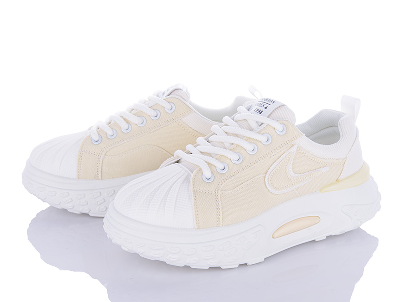 Кроссовки VIOLETA (36-40) 178-6 beige (деми)