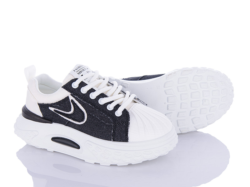 Кроссовки VIOLETA (36-40) 178-6 black (деми)