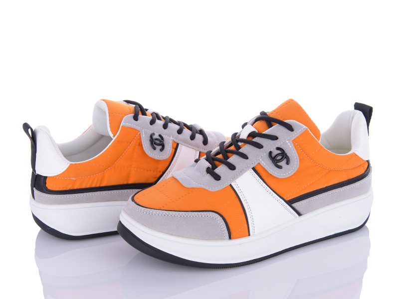 Кроссовки VIOLETA (36-40) 197-159 orange (деми)