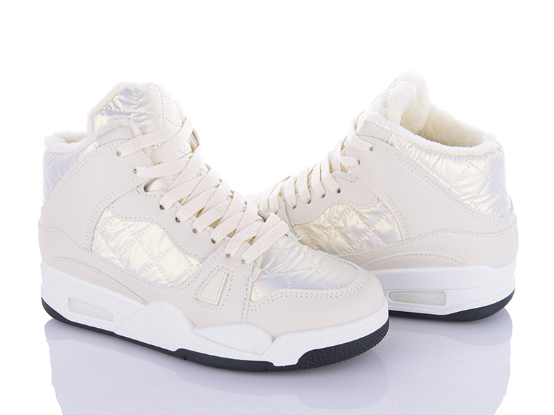 Кроссовки VIOLETA (36-41) 150-26 beige (зима)