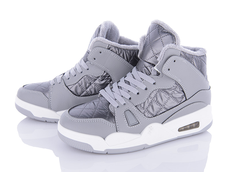 Кроссовки VIOLETA (36-41) 150-26 grey (зима)