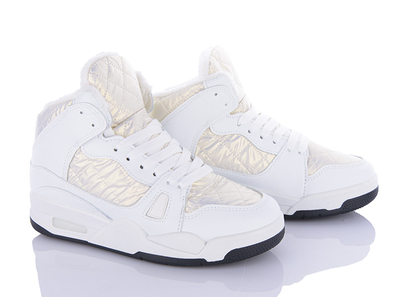 Кроссовки VIOLETA (36-41) 150-26 white (зима)