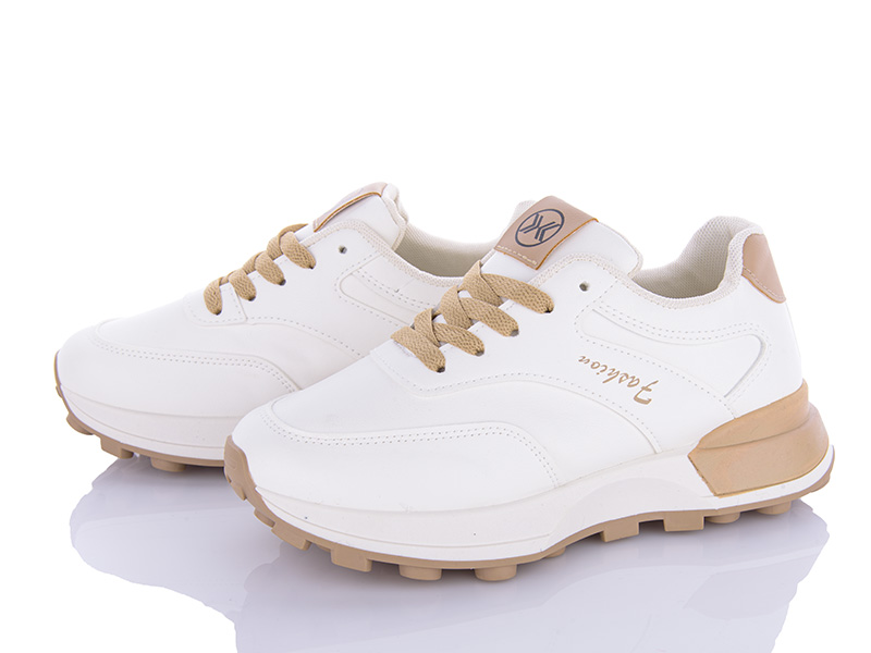 Кроссовки VIOLETA (36-41) 150-47 white-khaki (деми)