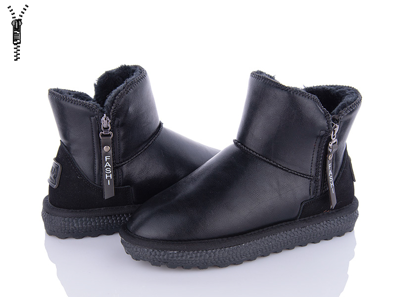 Угги VIOLETA (36-40) 197-66 black (зима)
