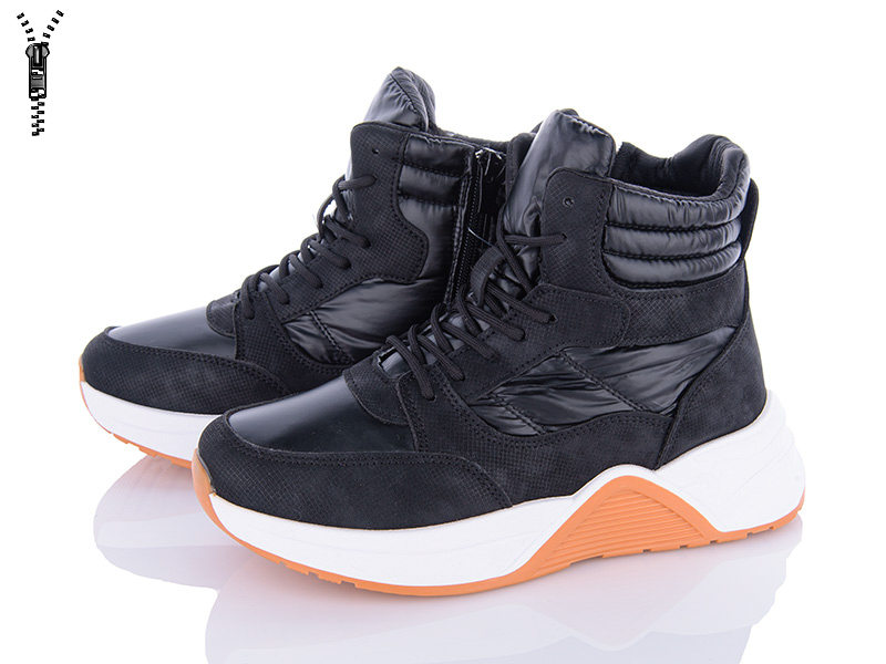 Ботинки VIOLETA (36-41) 9-783 black (зима)