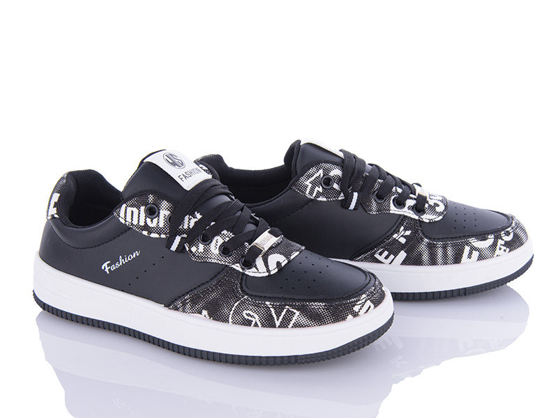 Кроссовки VIOLETA (36-41) 9-796 black (деми)