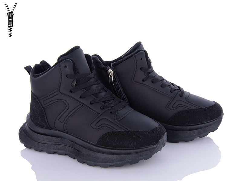 Ботинки VIOLETA (36-41) 176-29 black (зима)