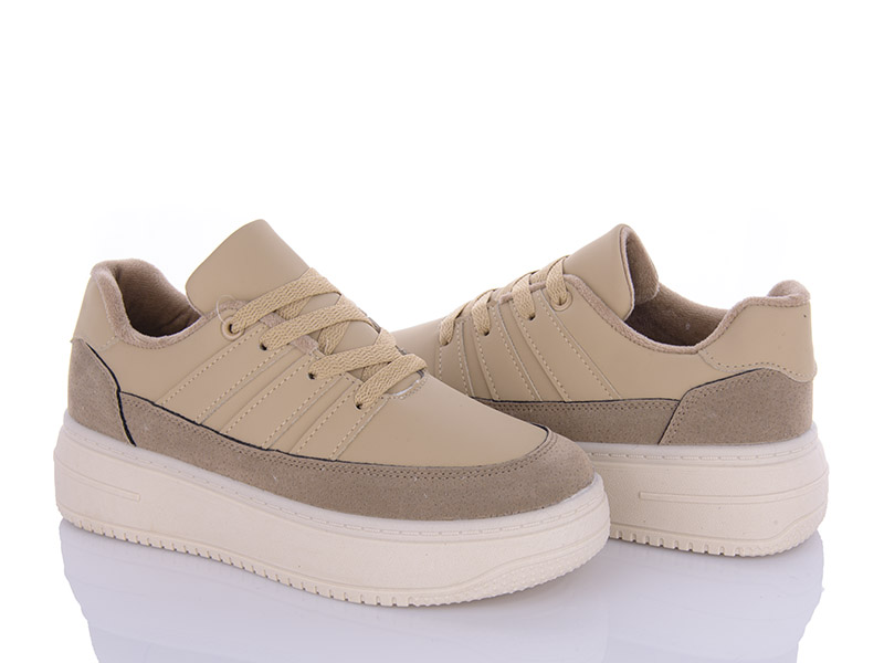 Кроссовки VIOLETA (36-41) 150-4-150-35 khaki (деми)