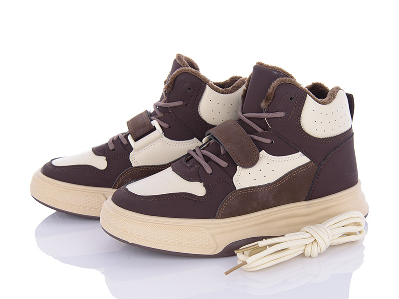 Кроссовки VIOLETA (36-41) 178-39 khaki-brown (деми)