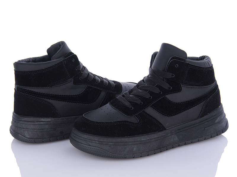 Кроссовки VIOLETA (36-41) 150-33 black (зима)