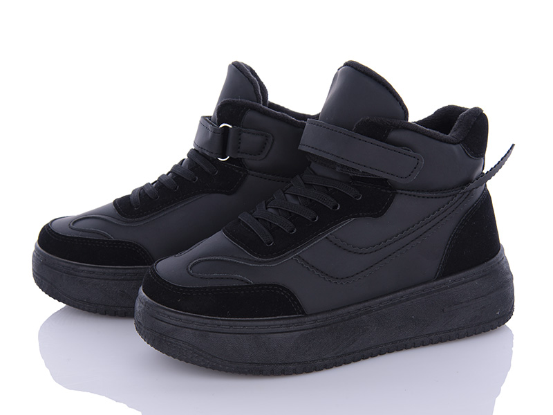 Кроссовки VIOLETA (32-37) 150-40 black уценка (деми)