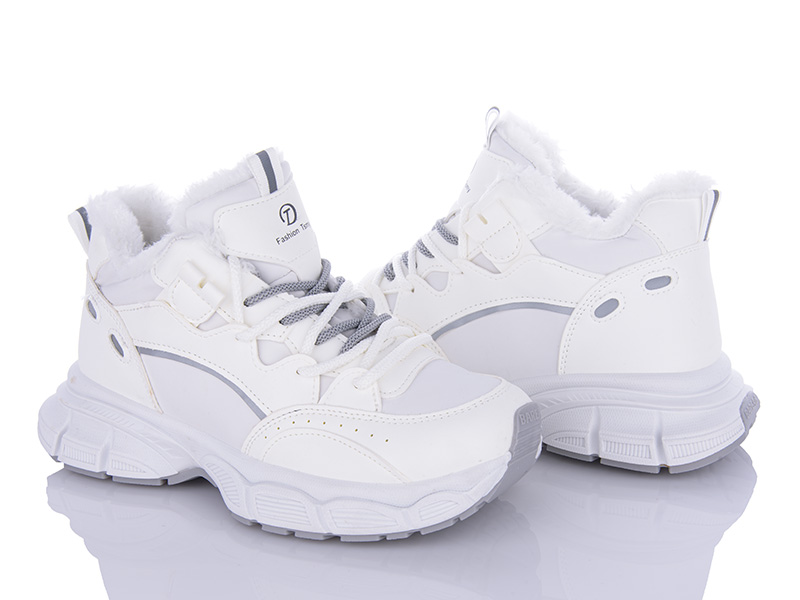 Кроссовки VIOLETA (36-40) 197-168 white (зима)