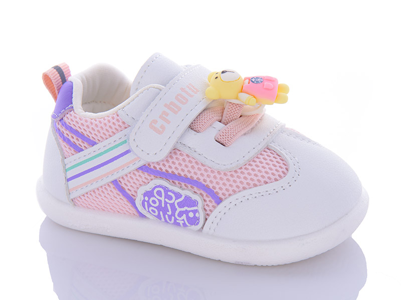 Кроссовки Comfort-baby (16-20) 6617 б-рожевий (деми)