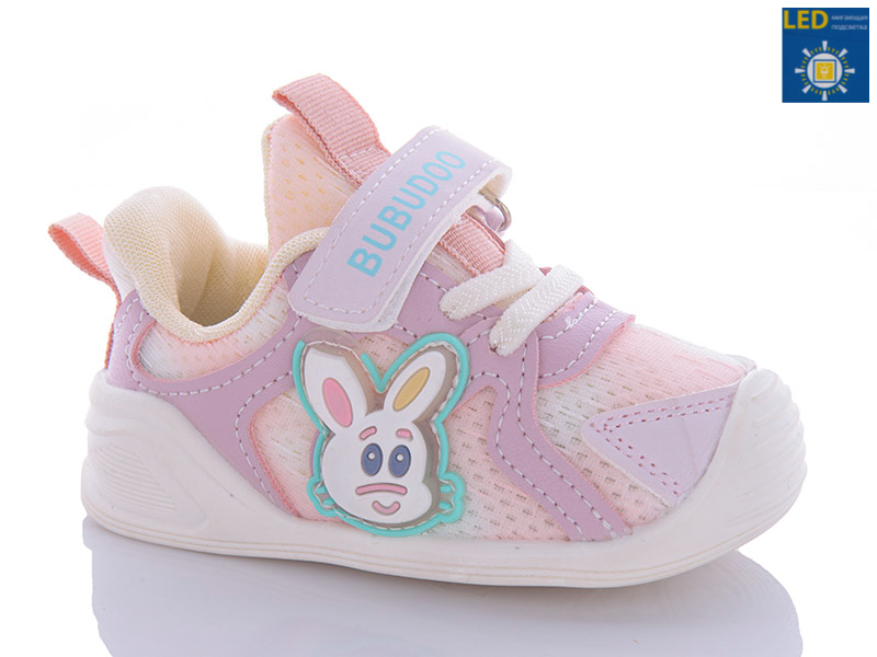 Кроссовки Comfort-baby (16-20 р-р (11.5-14 см)) 802 рожевий LED (деми)