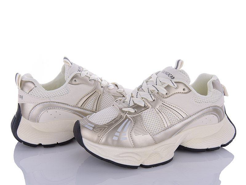 Кроссовки VIOLETA (36-41) 136-24 gold (деми)