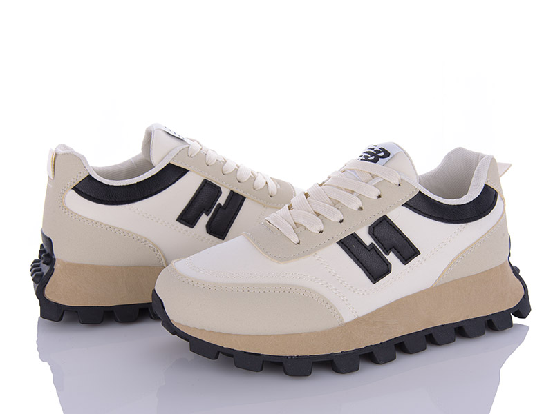 Кроссовки VIOLETA (36-41) 143-35 beige (деми)